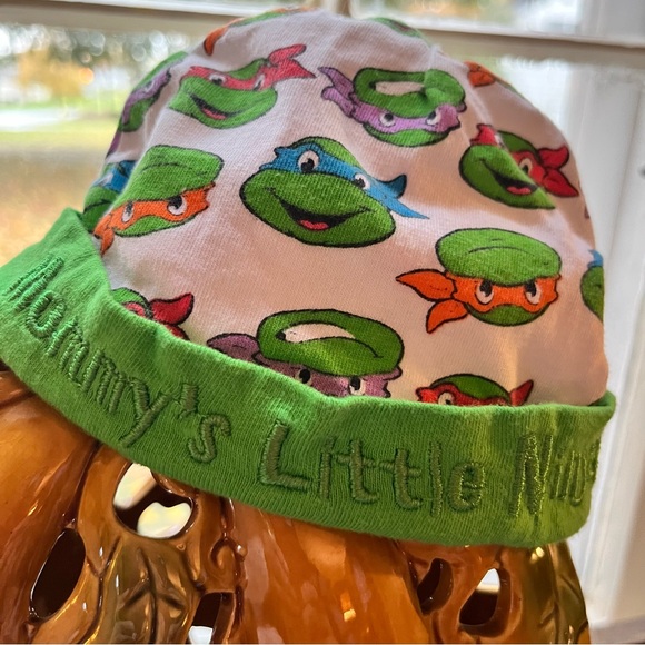 Vintage Nickelodeon Teenage Mutant Ninja Turtles Baby Hat Beanie - Picture 9 of 9